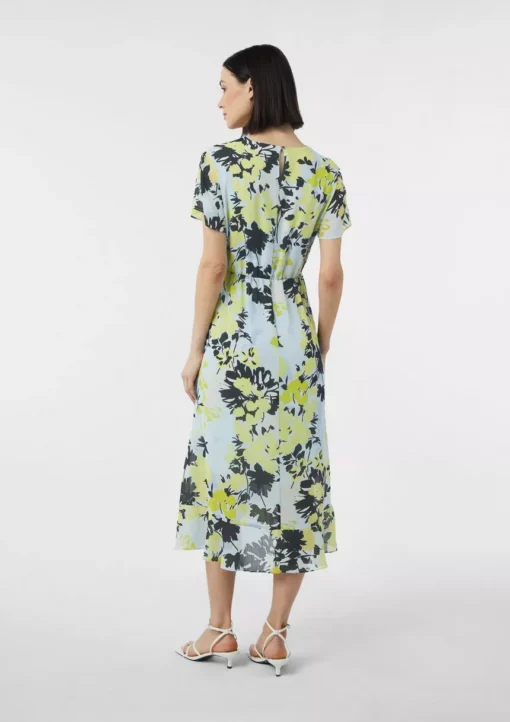 Comma, Flower Dress Light Blue
