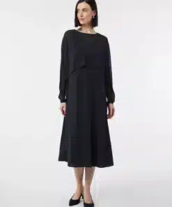 Comma, Chiffon Dress navy