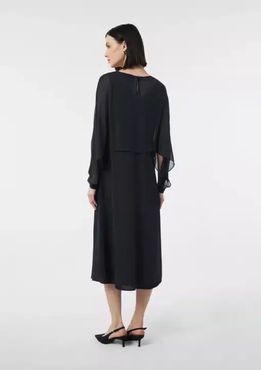 Comma, Chiffon Dress navy