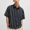 Hugo Eralino Shirt Dark Blue