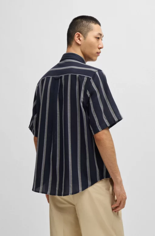 Hugo Eralino Shirt Dark Blue
