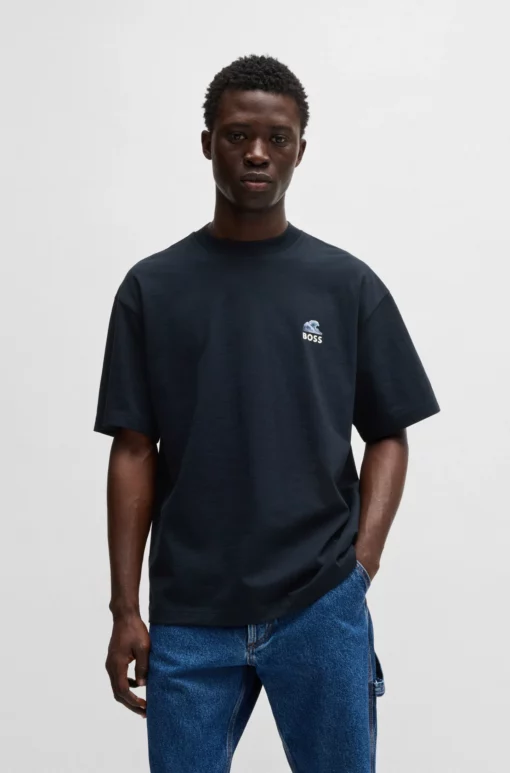 Boss Te-Numbers T-shirt Dark Blue