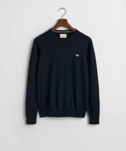Gant Classic Cotton C-Neck Evening Blue