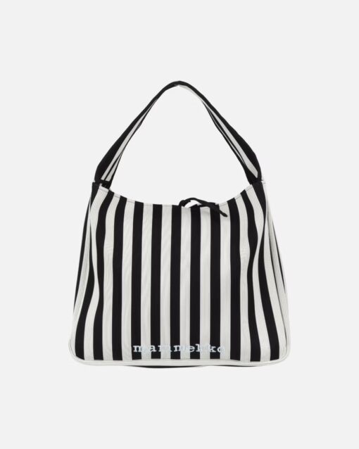 Marimekko Knitted Bag Large Merirosvo Black/White