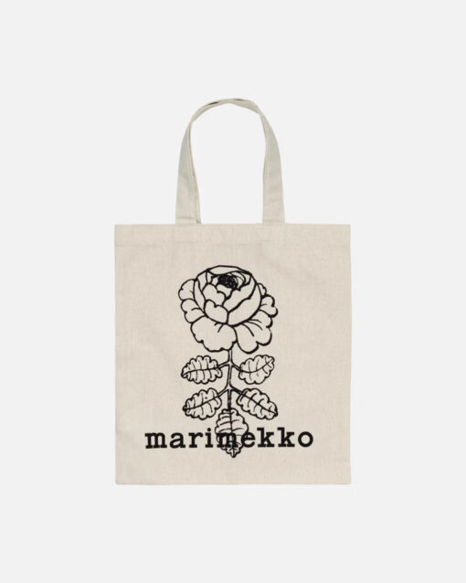 Marimekko Kioski Vankka Vihkiruusu Placement Tote Bag