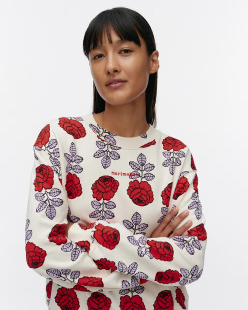 Marimekko Kioski Leiot Vihkiruusu Sweatshirt