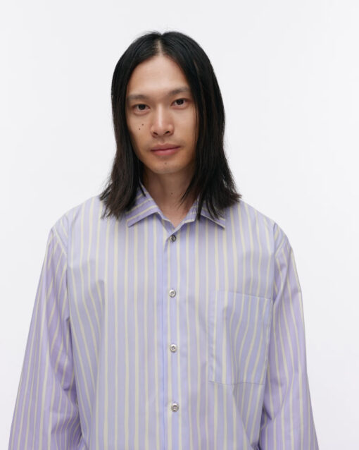 Marimekko Unisex Jokapoika Shirt Offwhite, Lilac