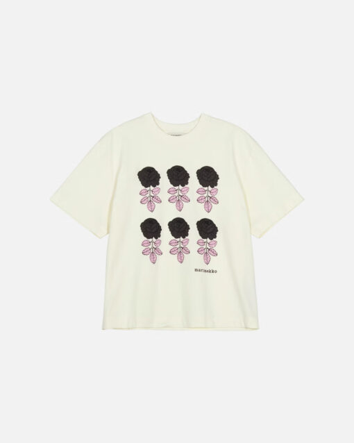 Marimekko Kioski Veisto Vihkiruusu Placement T-shirt