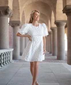 Dry Lake She Got It Dress White