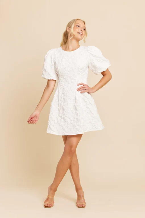 Dry Lake She Got It Dress White