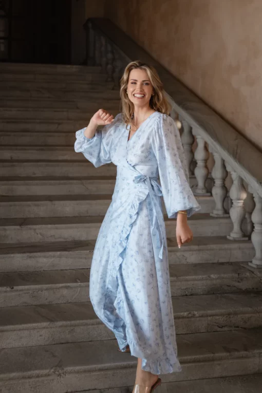 Dry Lake Kita Dress Light Blue