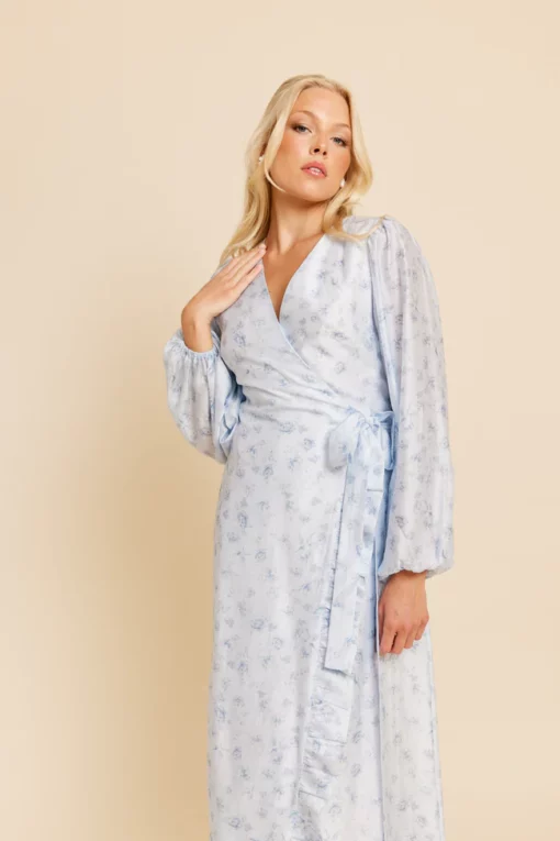 Dry Lake Kita Dress Light Blue