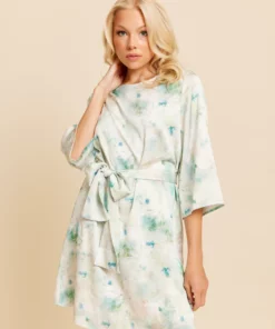 Dry Lake Kailey Dress Light Green Melange