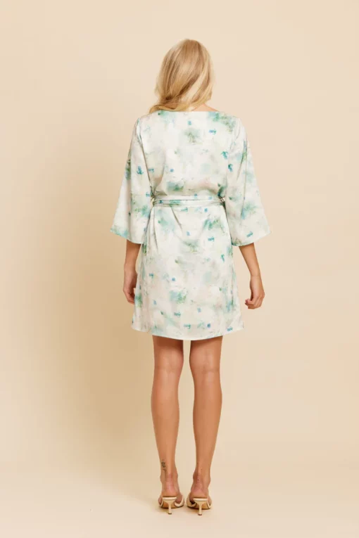 Dry Lake Kailey Dress Light Green Melange