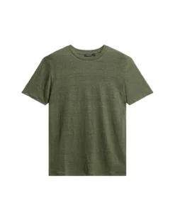 J.Lindeberg Coma Linen Tee Olivine