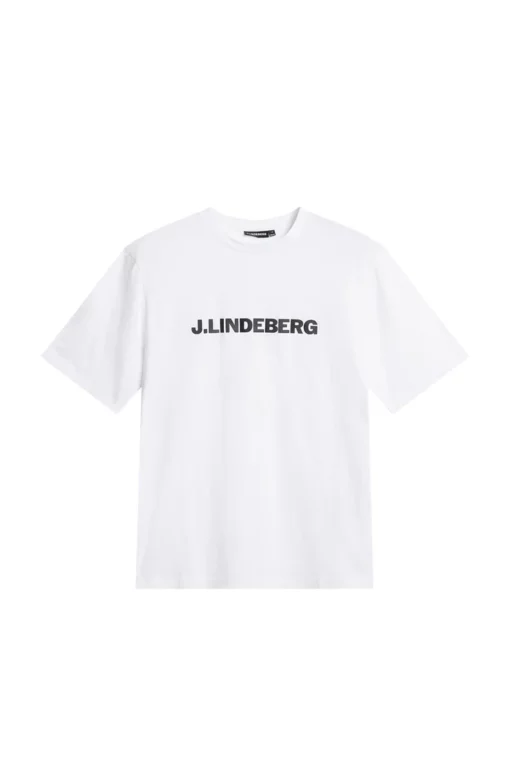 J.Lindeberg Parcy Logo Tee White