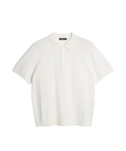 J.Lindeberg Reymond Solid Stripe Polo White