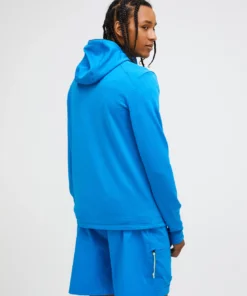 Peak Performance Trail Polartec Zip Hood Men Brilliant Blue