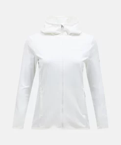 Peak Performance Light Zip Hood Women Offwhite