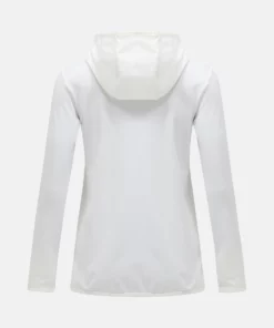 Peak Performance Light Zip Hood Women Offwhite