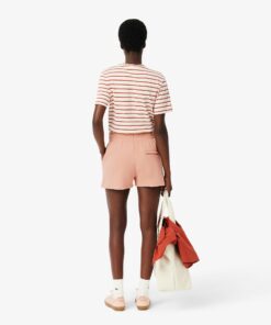 Lacoste Cotton Jersey Shorts Pinkish Beige