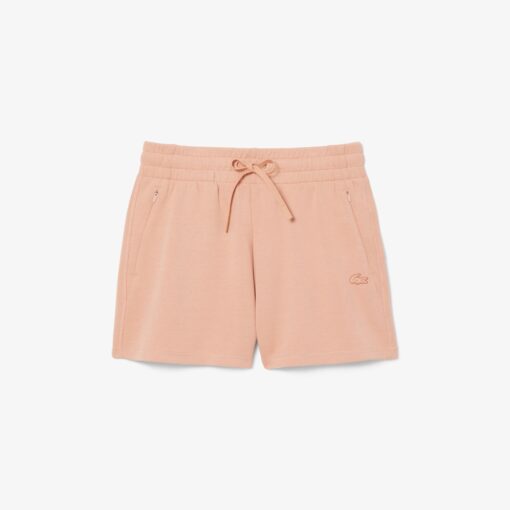 Lacoste Cotton Jersey Shorts Pinkish Beige