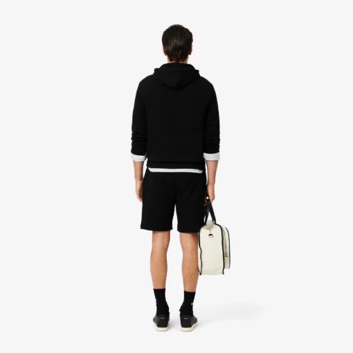 Lacoste Regular Fit Fleece Shorts Black