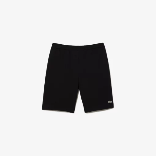 Lacoste Regular Fit Fleece Shorts Black