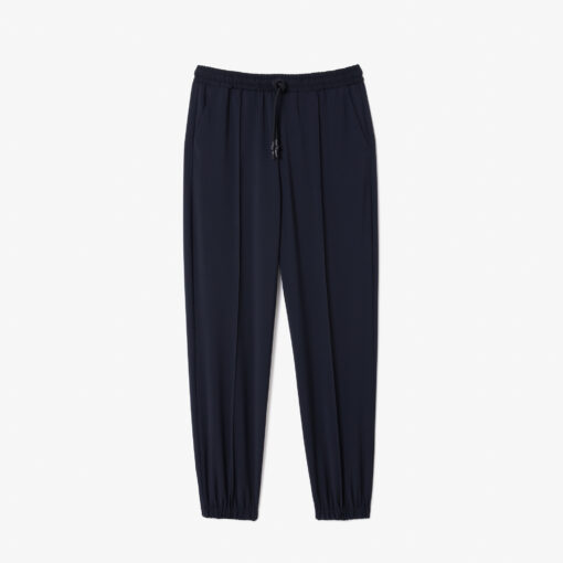 Lacoste Oversized Wool Blend Track Pants Navy Blue