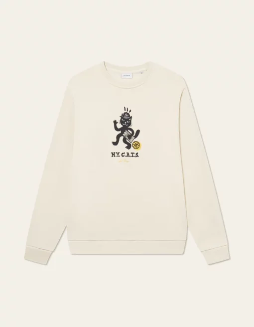 Les Deux Bruno Cat Sweatshirt Ivory