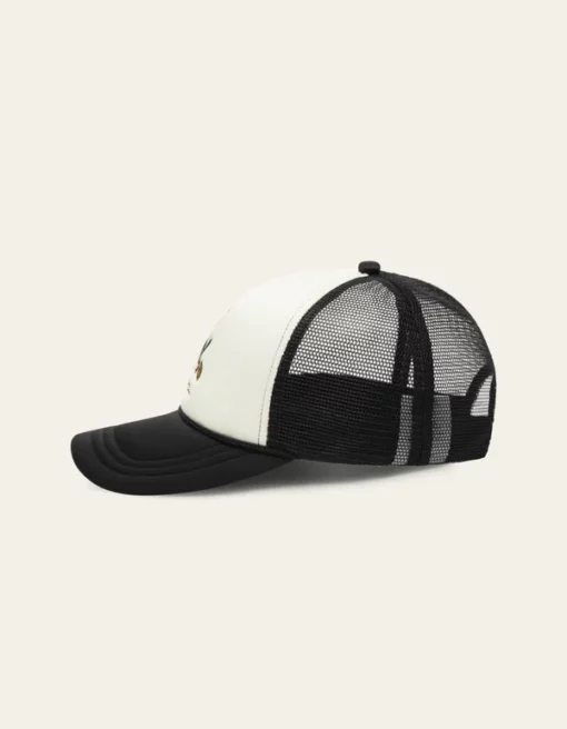 Les Deux Bruno Foam Trucker Cap Black/Ligt Ivory