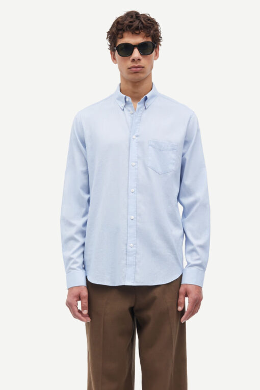 Samsøe Samsøe Liam Linen BA Shirt Skyway