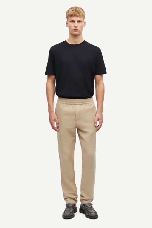 Samsøe Samsøe Smithy Linen Trousers Greige
