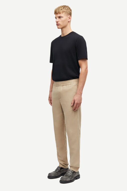 Samsøe Samsøe Smithy Linen Trousers Greige