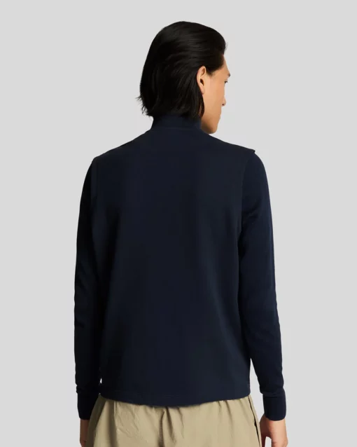 Lyle & Scott Tonal Hybrid Gilet Dark Navy
