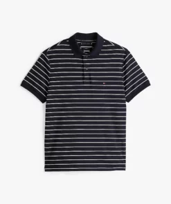 Tommy Hilfiger Regular Fit Polo Shirt Desert Sky/Ecru
