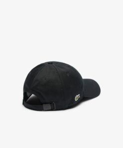 Lacoste Cotton Twill Cap Black