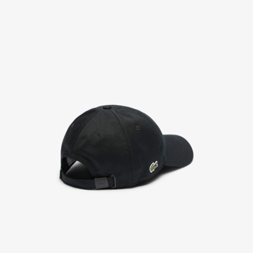 Lacoste Cotton Twill Cap Black