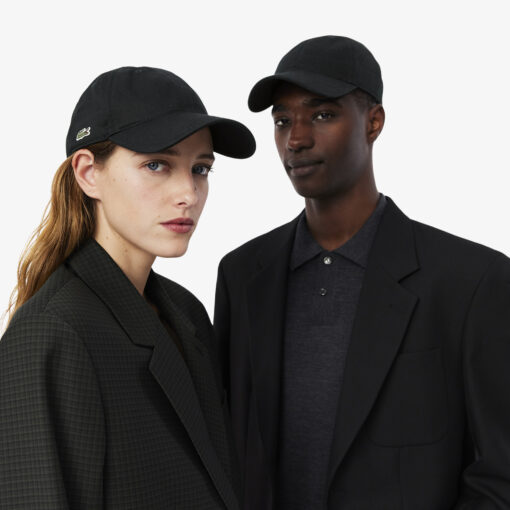 Lacoste Cotton Twill Cap Black