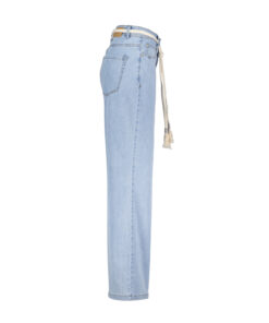 Red Button Colette & Belt Jeans Light Stone