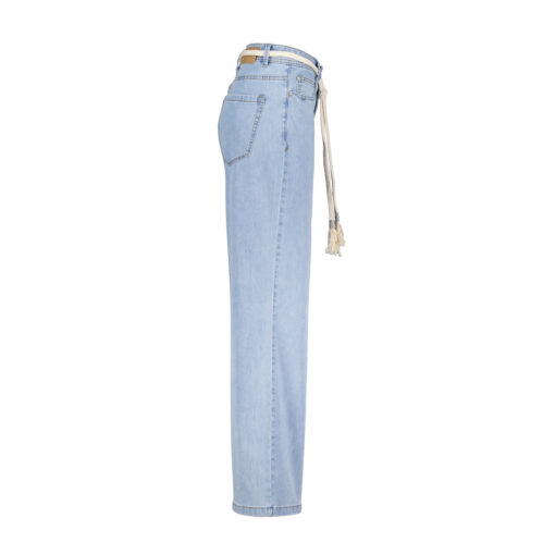 Red Button Colette & Belt Jeans Light Stone