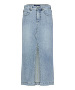 Red Button Alina Skirt Frontslit Bleach