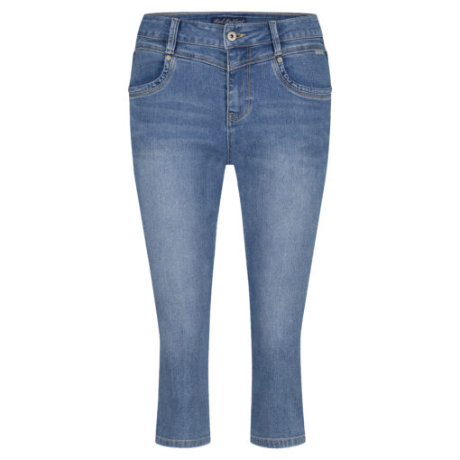 Red Button Suzy Capri Jeans Mid Stone Used
