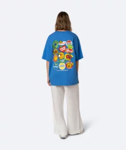 OnVacation Fruit Stickers T-shirt Blue
