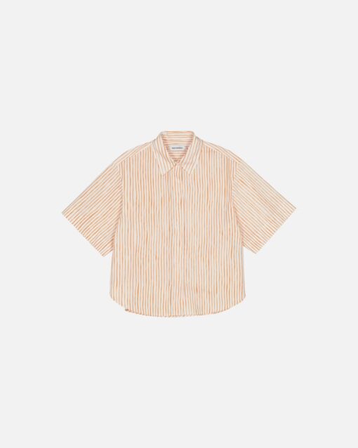 Marimekko Sinertävä Aita Shirt Off white, Orange