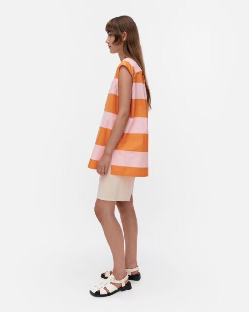 Marimekko Kaksin Galleria Top Orange, Pink