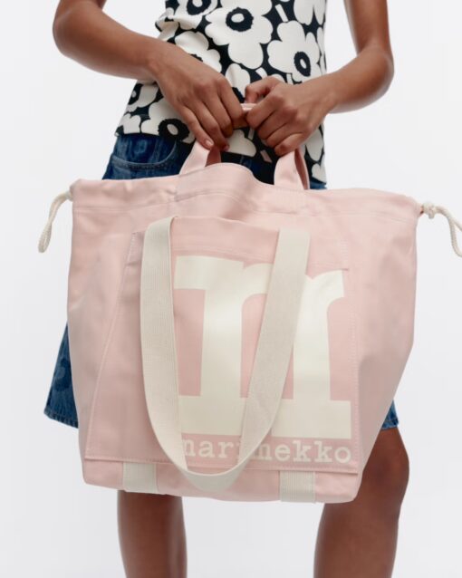 Marimekko Mono City Tote Solid Peach