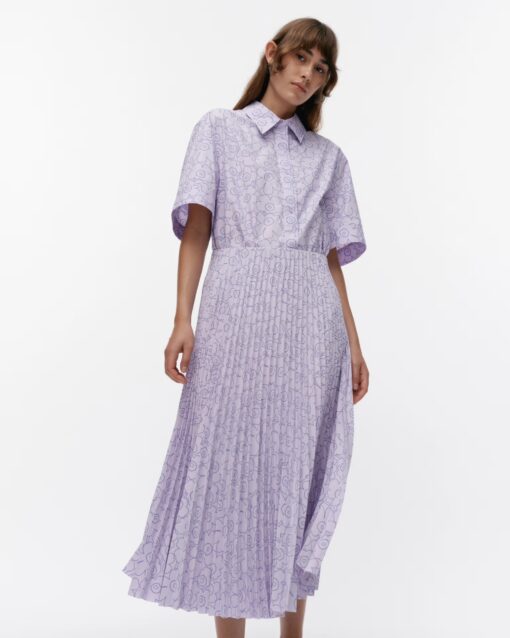 Marimekko Myy Piirto Unikko Skirt Lilac
