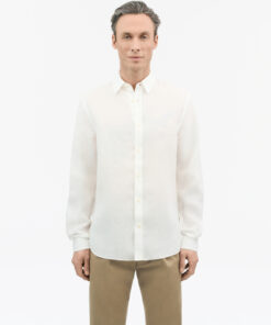 Tiger of Sweden Spenser Casual Linen Shirt Off White