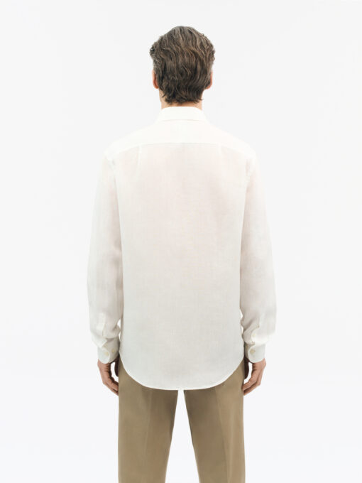 Tiger of Sweden Spenser Casual Linen Shirt Off White